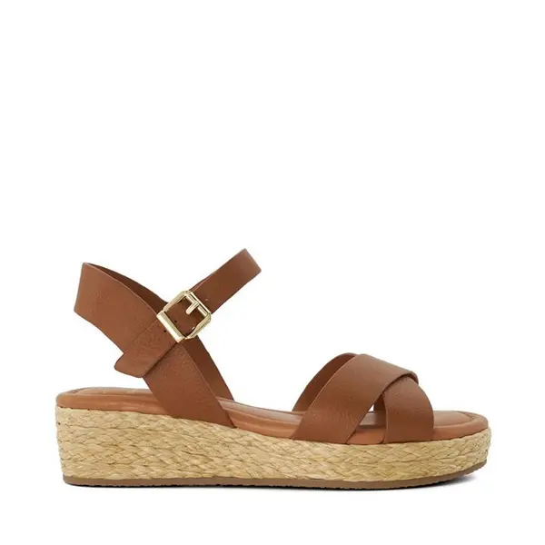 image of Dune London Linnie Sandals - Brown 3