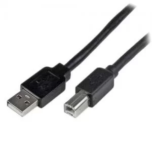 Image of Startech 20m Active USB 2.0 A to B Cable MM 8STUSB2HAB65AC