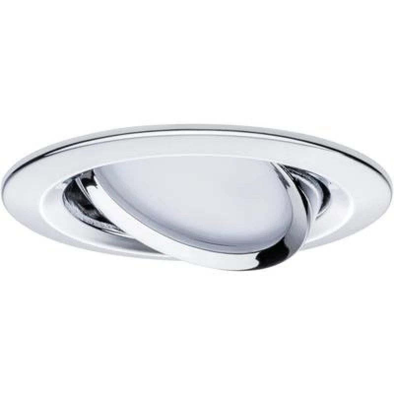 Image of Paulmann Paulmann 93880 Coin Slim LED recessed light 3 Piece set LED (monochrome) Built-in LED 6 W Chrome 93880