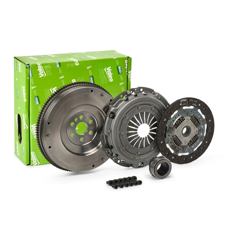 Image of VALEO 835095 Clutch with flywheel screws, Special tools for mounting not necessary, for vehicles with push type clutch Clutch Kit (479)