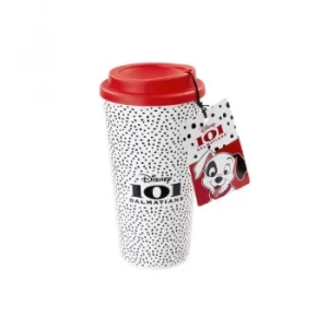 image of Funko Homeware 101 Dalmatians Plastic Lidded Mug I Need A Nap