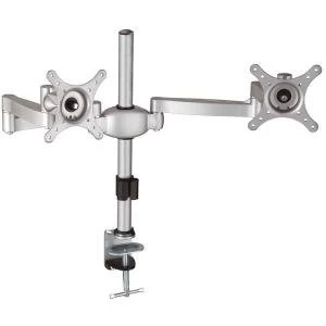 image of Allcam ACAVA AVM05G LCDLED Monitor Double Arm Stand Silver AVM05G