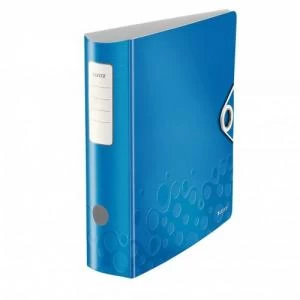 Image of Leitz 180° Active WOW Lever Arch File. A4. 75mm. Blue. - Outer