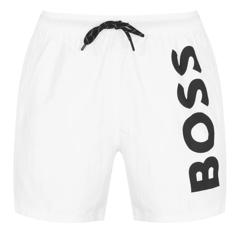 Image of Boss Octopus Swim Shorts - White White XS