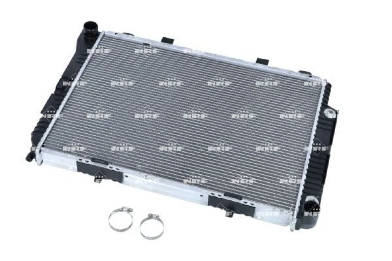 Image of NRF 55316 Engine radiator EASY FIT Brazed cooling fins, Aluminium, with mounting parts Aluminium Radiator,engine cooling (470)