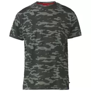 image of Duke Mens Gaston Kingsize Camouflage Print T-Shirt (3XL) (Jungle)