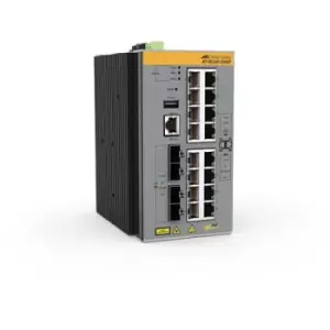 image of Allied Telesis AT-IE340-20GP-80 Managed L3 Gigabit Ethernet (10/100/1000) Grey Power over Ethernet (PoE)