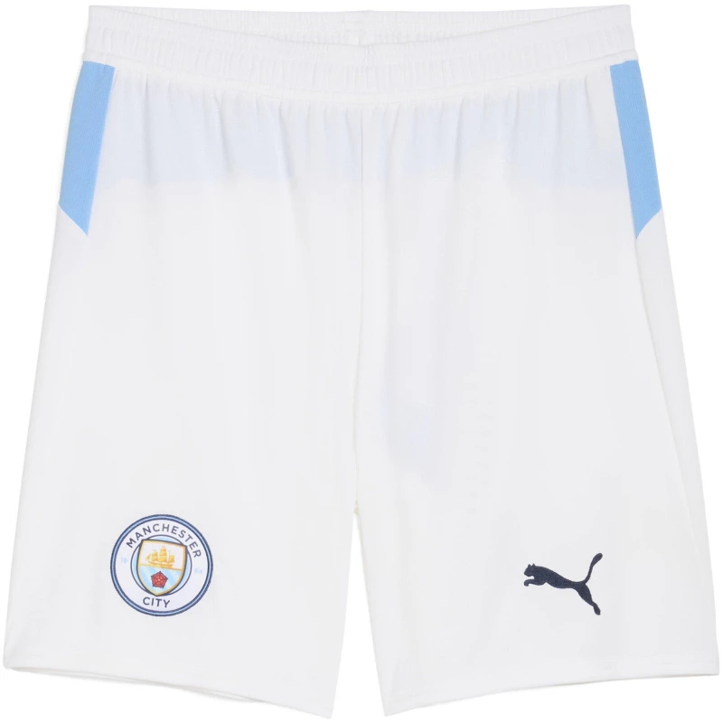Image of Puma Manchester City Home Shorts 2025 2026 Adults White male 2XL