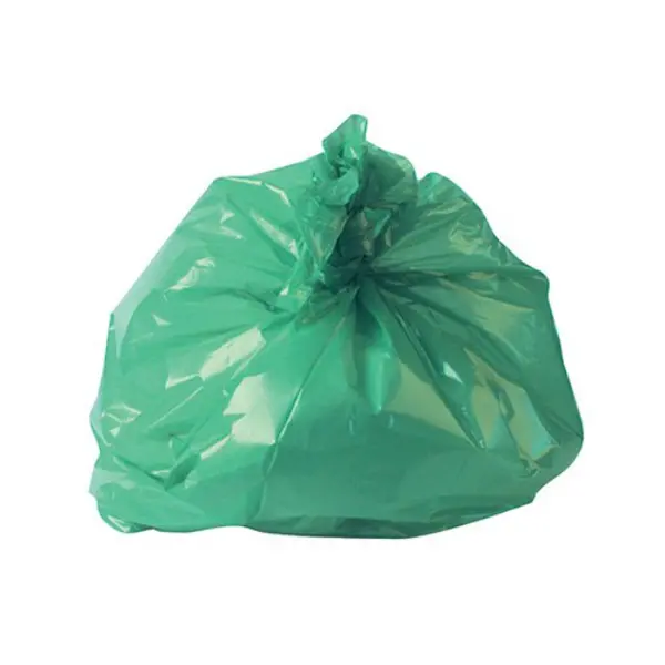 image of 2Work 2Work Medium Duty Refuse Sack Green (Pack of 200) RY15561 RY15561