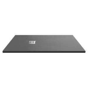 image of Hudson Reed Rectangular Shower Tray 1400 x 800mm - Grey