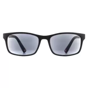 Rectangle Black Grey Readers +2.50 Sunglasses