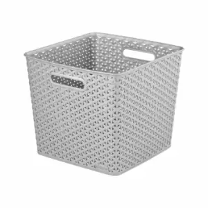 Image of Curver My Style Square Basket 25 Litre Grey