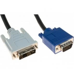 Image of 2m Dvia To Vga Video Cable Black