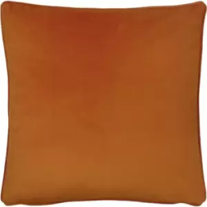 Image of Opulence Soft Velvet Cushion Tangerine