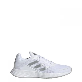 Image of adidas Duramo SL Shoes Womens - Cloud White / Matte Silver / G