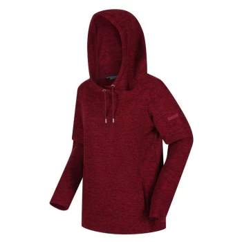 image of Regatta Kizmit II Fleece Hoodie - Claret Marl