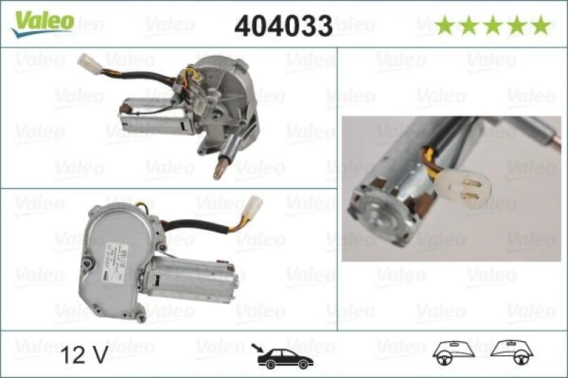 Image of Wiper motor VALEO 404033