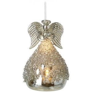 Image of LED Glass Angel Hanger 10.5cm