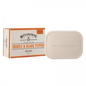 Image of Scottish Fine Soaps Mens Grooming Thistle & Black Pepper Soap For Him 200 g