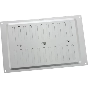 image of Adjustable Vent - 229 x 152mm - Silver Aluminium