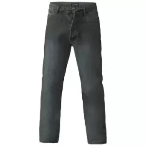 Image of Duke Mens Rockford Comfort Fit Jeans (30L) (Dirty Denim)