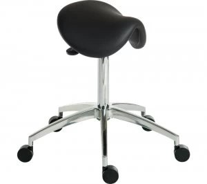 Image of TEKNIK 6926BLK Polyurethane Tilting Perch Chair - Black