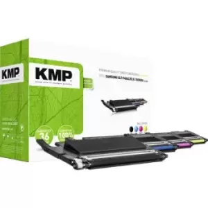 Image of KMP Toner cartridge combo pack replaced Samsung C404, CLT-P404C, CLT-C404S, CLT-K404S, CLT-M404S, CLT-Y404S Compatible CMYK SA-T89V