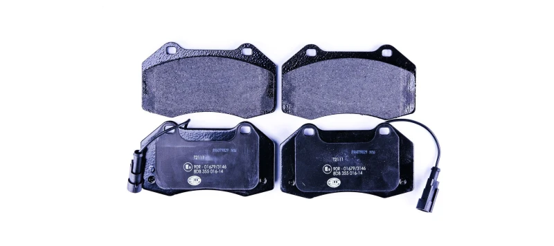 Image of HELLA Brake pad set HELLA 8DB 355 016-141