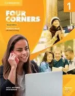 Image of four corners level 1 students book with online self study
