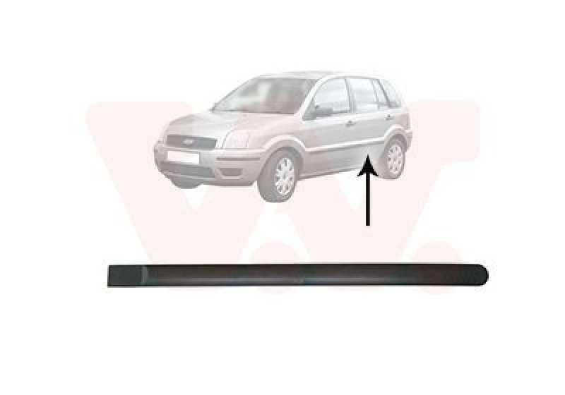 Image of VAN WEZEL Door moulding trim VAN WEZEL 1810425