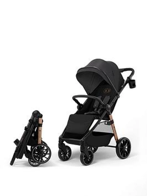 Image of Kinderkraft GRANDE 2 Stroller Pushchair For Children Up To 22 kg in Black Unisex