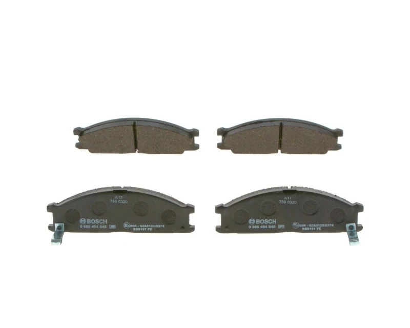 Image of Brake pad set Bosch 0 986 494 848