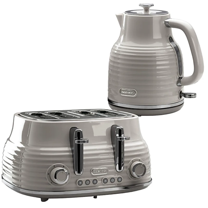 Image of Daewoo Sienna SDA2566GE Jug Kettle & 4 Slice Toaster Bundle