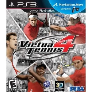 Image of Virtua Tennis 4 Game Move Compatible