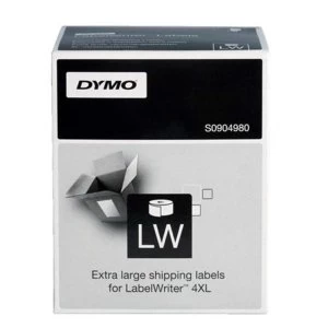 image of Dymo 4 x 6" Extra Large Shipping Labels Pack of 220 Labels for Dymo LabelWriter 4XL Label Printer