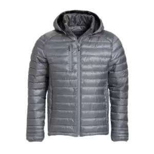Image of Clique Mens Hudson Padded Jacket (M) (Grey)