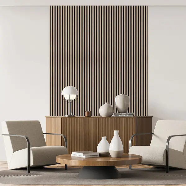 image of Kraus Acoustic Wall Panel 2400 x 573 x 19mm - Light Oak