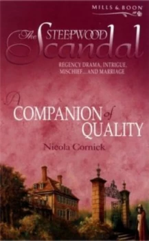 Image of A Companion of Quality by Nicola Cornick Book