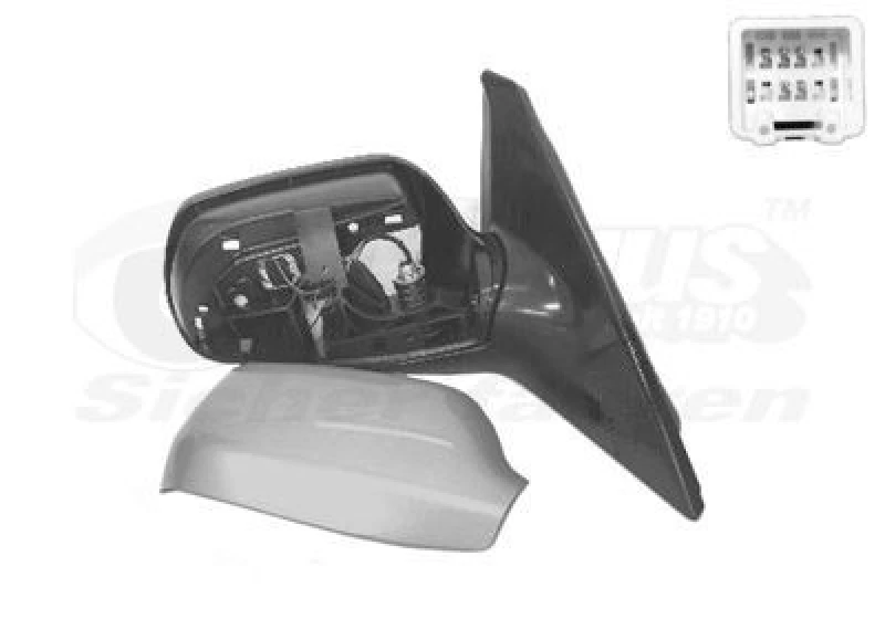 Image of VAN WEZEL Wing mirror VAN WEZEL 2734818