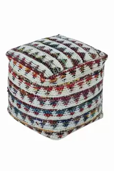 Image of Chindi Design Small Square Beanbag Style Footstool