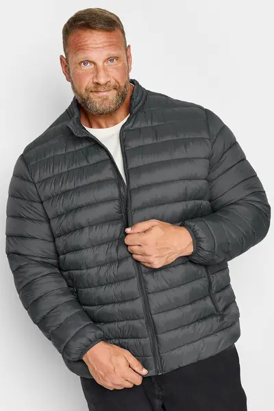 image of BadRhino Puffer Coat Grey