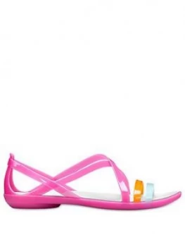 image of Crocs Isabella Strappy Sandal Pink Size 3 Women