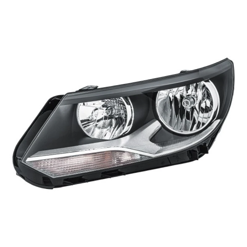 Image of HELLA 1EL 010 749-211 Headlights H15, Left, with motor for headlamp levelling, Halogen Headlight (259)