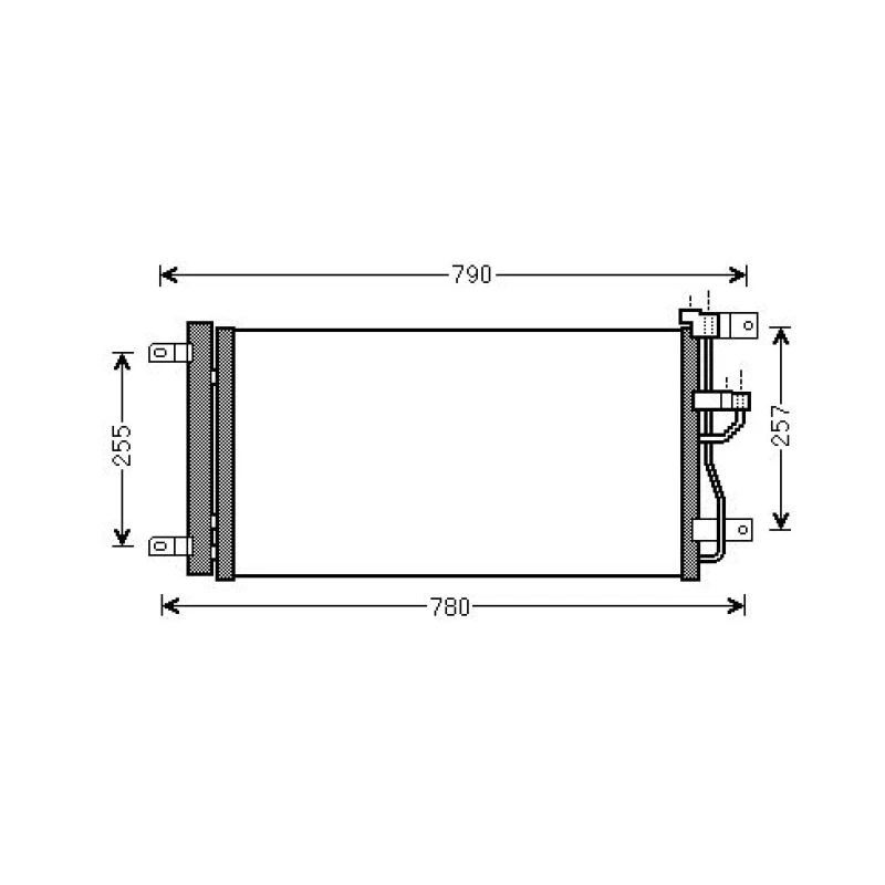 Image of Air conditioning condenser DIEDERICHS DCC1741