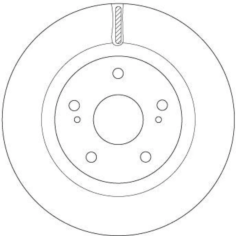 Image of Brake disc TRW DF6576