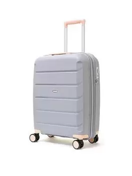 image of Rock Luggage Tulum NG64506 8 Wheel Cabin Grey Suitcase