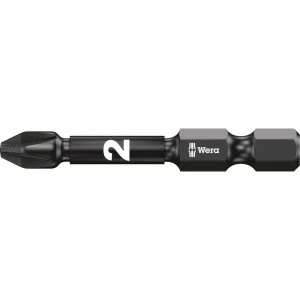 Image of Wera Impaktor Pozi Screwdriver Bits PZ2 50mm Pack of 5