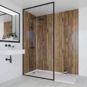 Image of Multipanel Linda Barker Collection Bathroom Wall Panel Unlipped 2400 x 598mm Salvaged Plank Elm