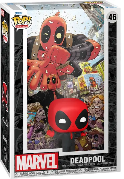 image of Deadpool Deadpool #1 (Comic Covers) Vinyl Figure 46 Funko Pop! multicolor