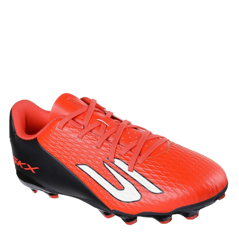 Image of Skechers SKX.2 Juniors Firm Ground Football Boots Red/Black male 3(35.5)